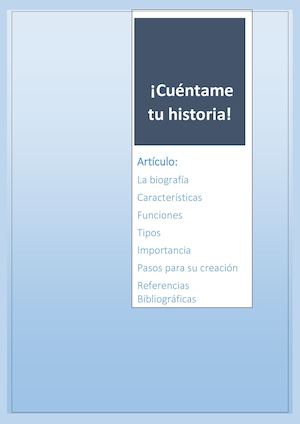 Revista Digital ¡Cuéntame tu historia!
