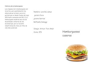Historia De La Hamburguesa
