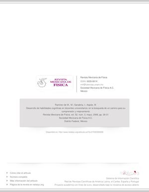 Desarrollo De Habilidades Cognitivas En Docentes Universitarios En La Búsqueda De Un Camino Para Su