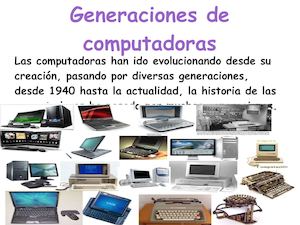 Generaciones de computadoras
