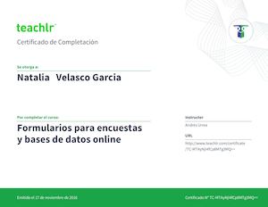 TEACHLR CERTIF Formularios Para Encuestas Y Bases De Datos Online