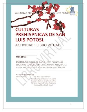 Culturas Prehispnicas De San Luis Potosi
