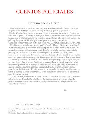 Algunos de nuestros cuentos policiales