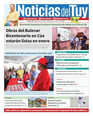 Noticias Del Tuy 18 De Noviembre