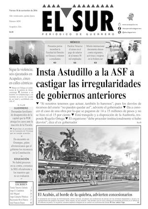 El Sur Viernes 18112016