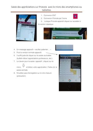 Dicter Appreciations Pronote