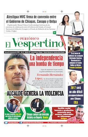 Periodico El Vespertino No 471