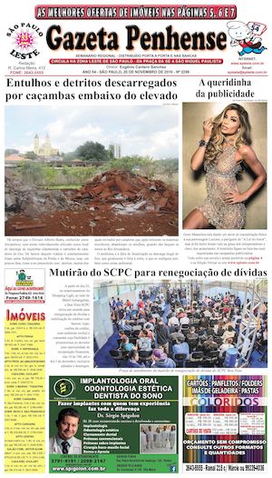 Gazeta Penhense edição 2298 - 20.11.16
