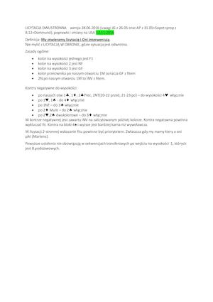 Licytacja Dwustronna 12 11 2016