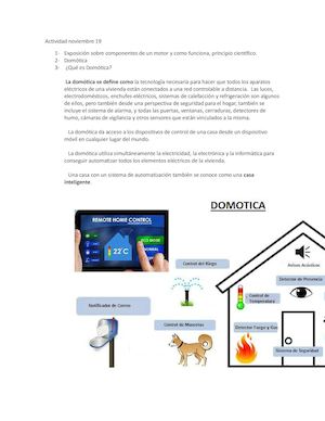 Actividad Noviembre 19 Domotica