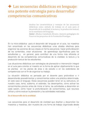 Secuencias Didacticas
