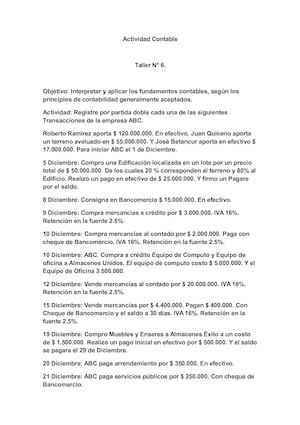 Taller Contable N 6