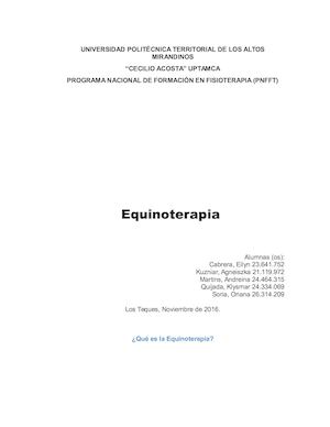 Equinoterapia