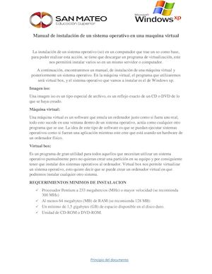 Manual De instalacion Xp