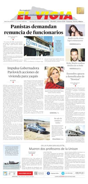 20 de noviembre del 2016