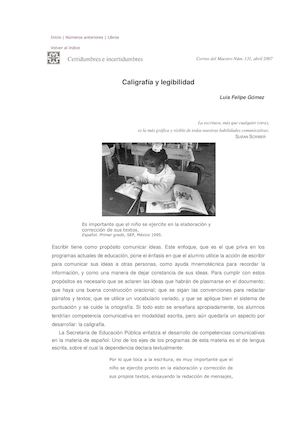 Caligrafia Y Legibilidad (1)