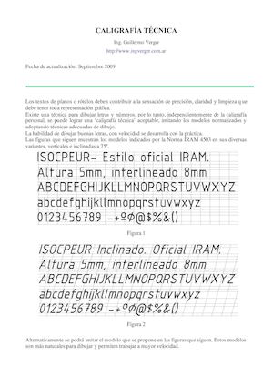 Caligraíia técnica