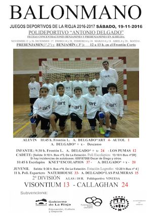Balonmano 19 11 16
