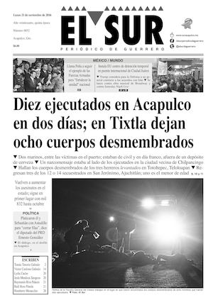 El Sur Lunes 21112016