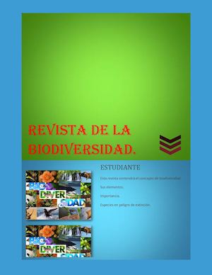 Elementos De La Biodiversidad