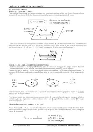 Dinámica De La Rotación
