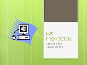 Mis Proyectos