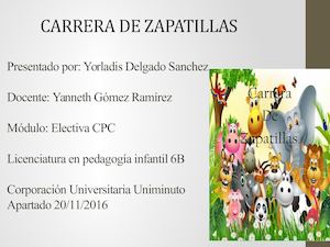 Carrera De Zapatillas Cuento