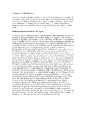 Ciclo Del Agua