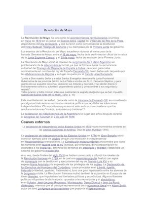 Revolución De Mayo