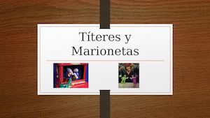 Titere Y Marioneta