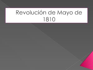 Revolución De Mayo De 1810