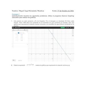 Consigna Desmos Graphing Calculator ÁNgel Mendoza