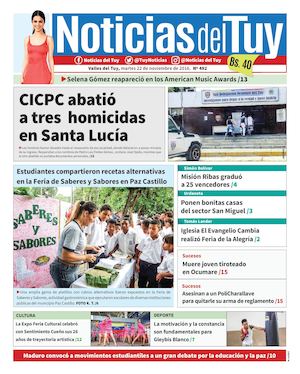 Noticias Del Tuy 22 De Noviembre