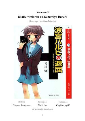 Suzumiya Haruhi Volumen 3