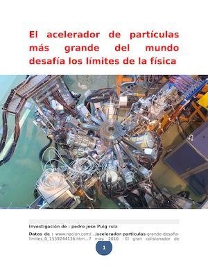 El Acelerador De Partículas