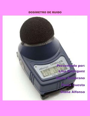 Dosímetro De Ruido