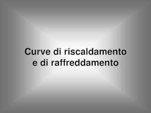 Curve di Riscaldamento e di Raffreddamento