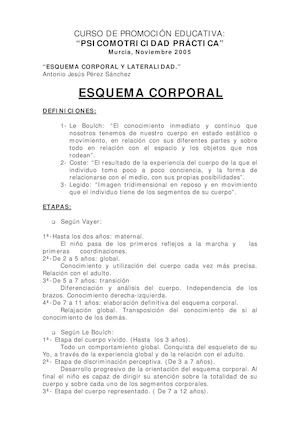 Esquema Corporal