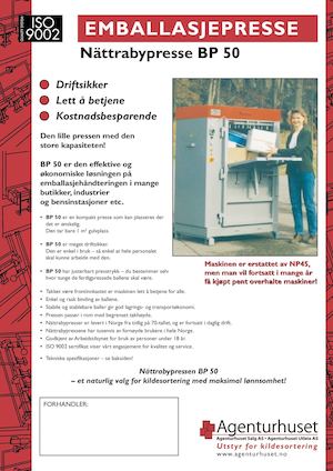 Emballasjepresse Bp 50