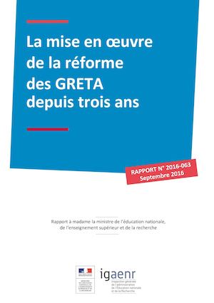 Rapport Ig Sur Les Greta