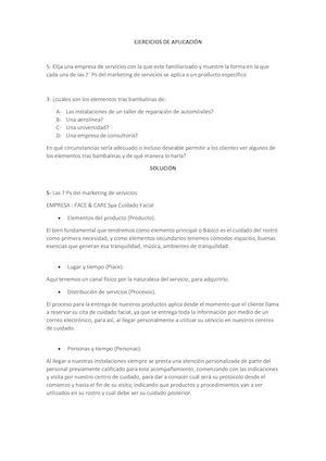 Ejercicios De Aplicación