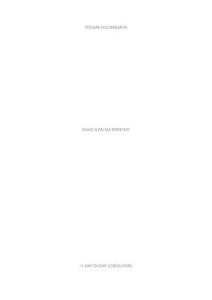Poemas Colombianos