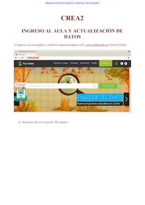 Ingreso Y Actualización Datos Crea2