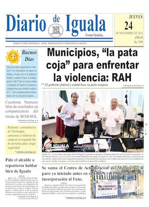 Diario De Iguala 24 11 16 Jueves