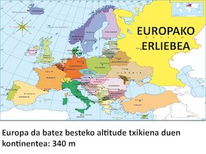 Europako Geografia