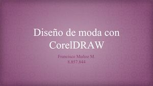 Diseño De Moda Con Corel Draw