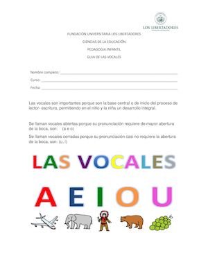 Guia Vocales
