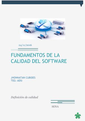 Fundamentos De La Calidad Del Software