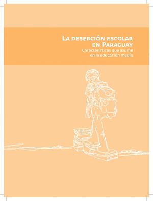 Libro Deserción Escolar En Paraguay Educación Media