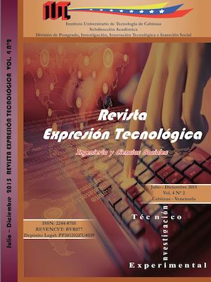 Revista Expresión Tecnológica IUT Cabimas VOL 4 N° 2